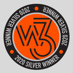 2020 Silver Winner, w3 Awards