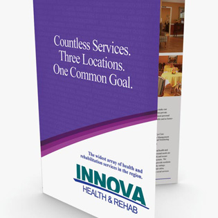 Medical Services Brochure, Design for Print